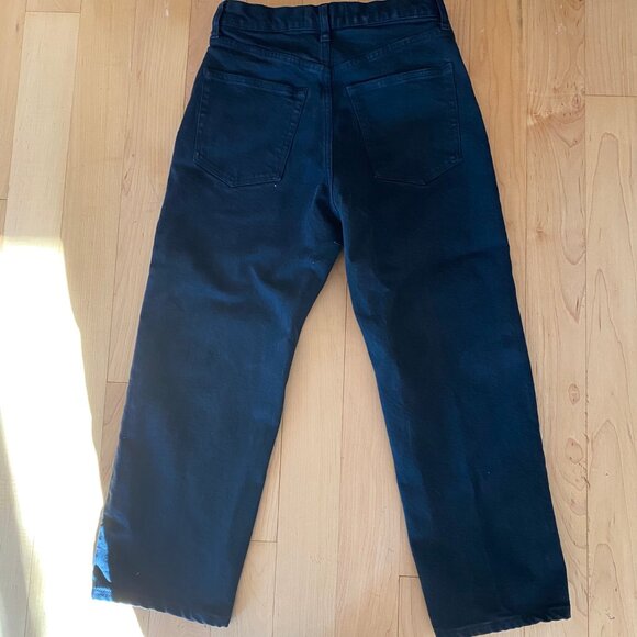 Women's 26 Buck Mason Pants Black Cotton - Picture 4 of 5